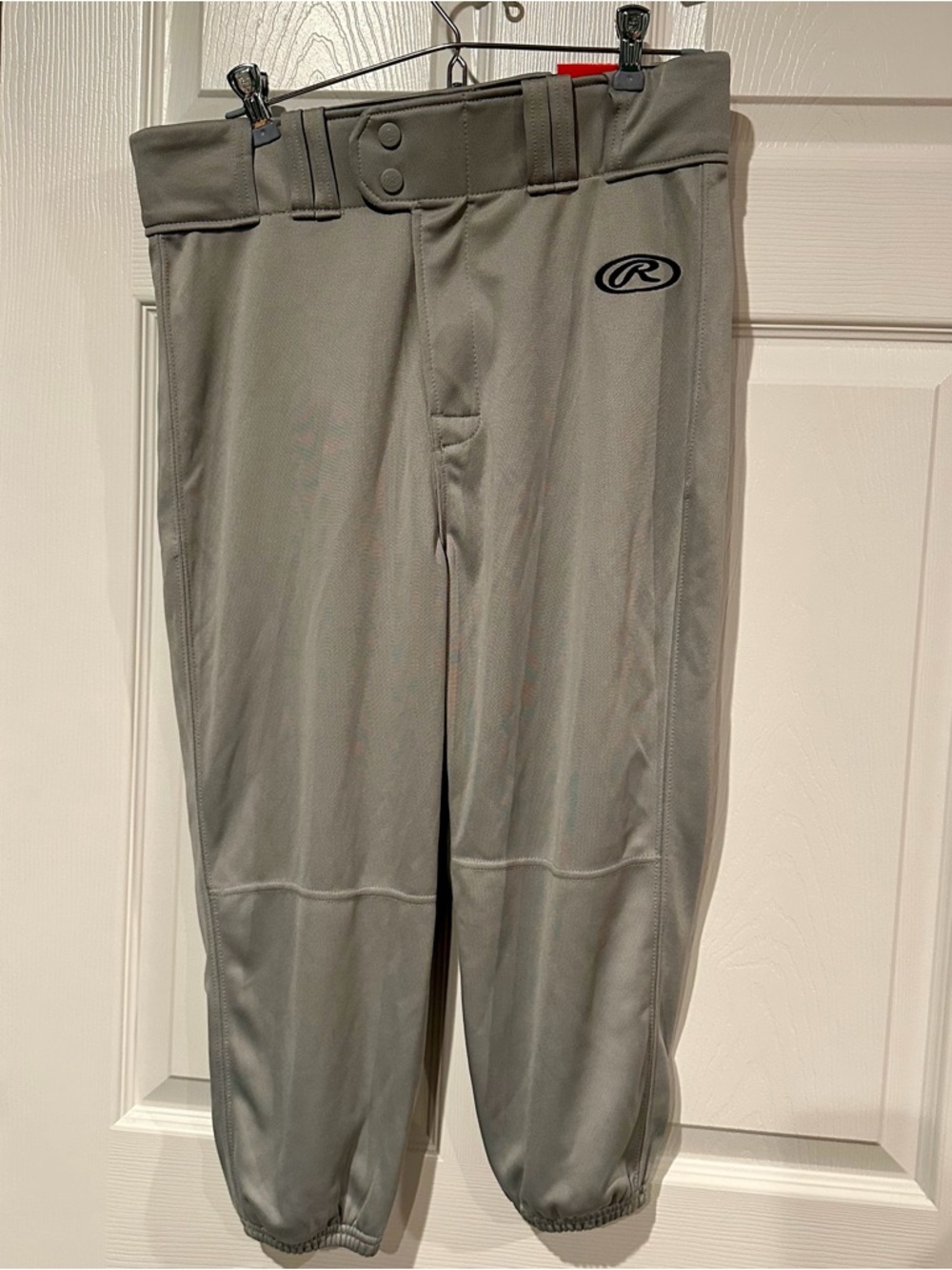 NEW Rawlings Gray Baseball Pants Mens Medium